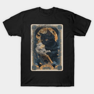 The Reader Retro Monster Halloween Tarot Card T-Shirt